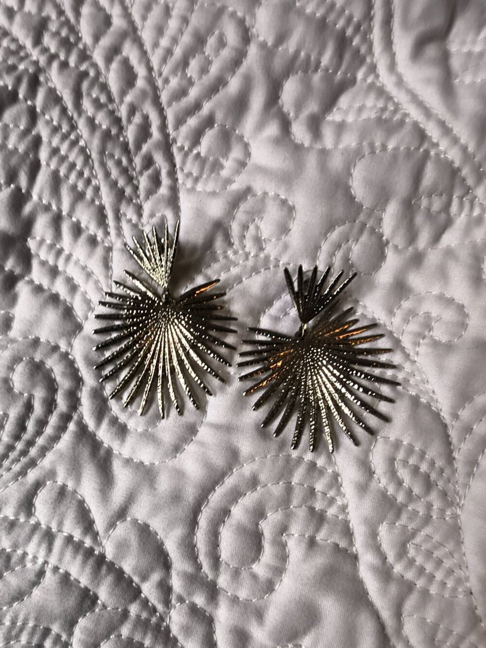Silver earrings